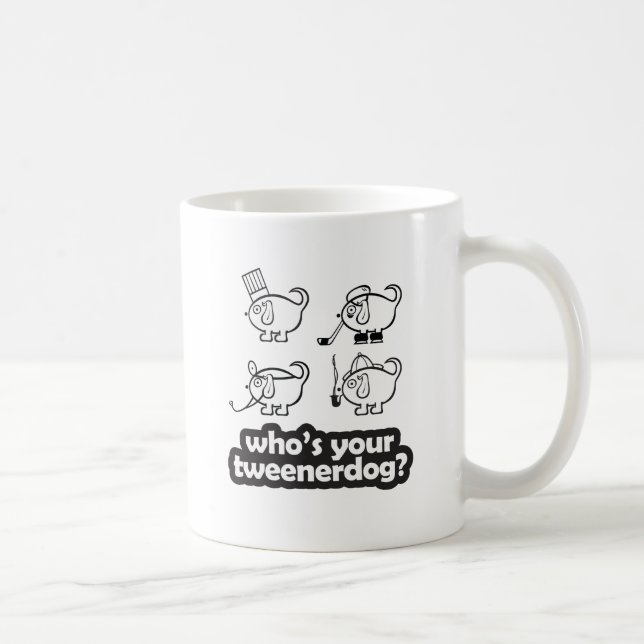 who's your tweenerdog? design 2 mug (Right)