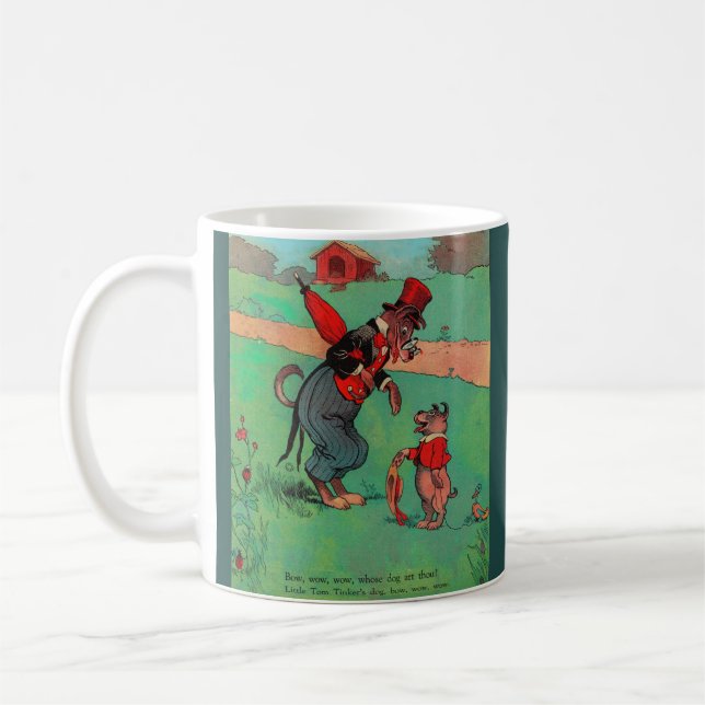 whose dog art thou? coffee mug (Left)