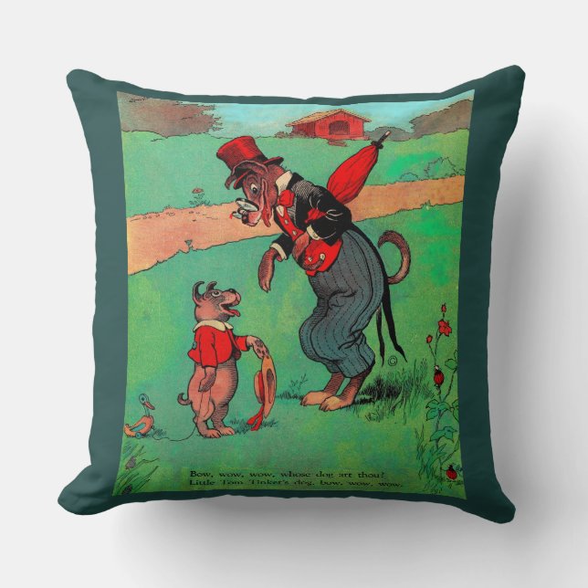 whose dog art thou? cushion (Front)