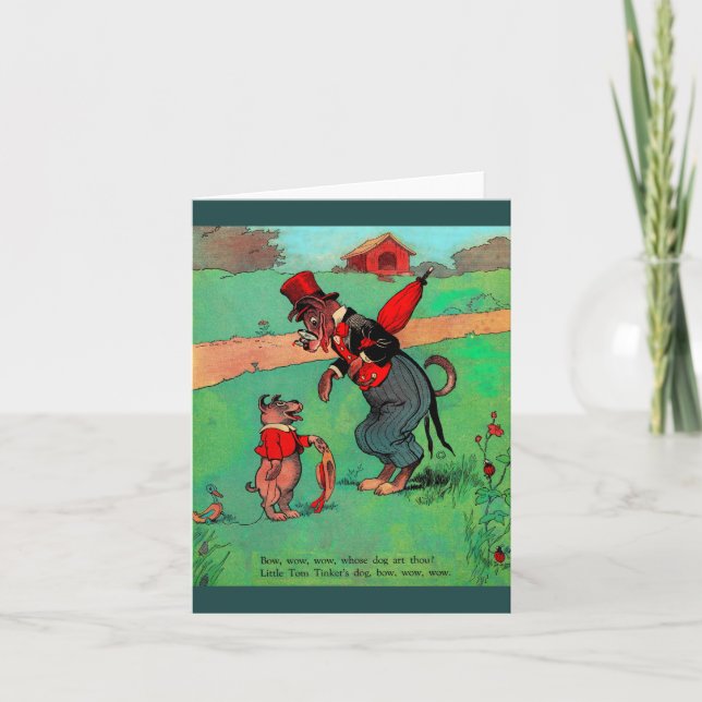 Whose dog art thou? note card (Front)