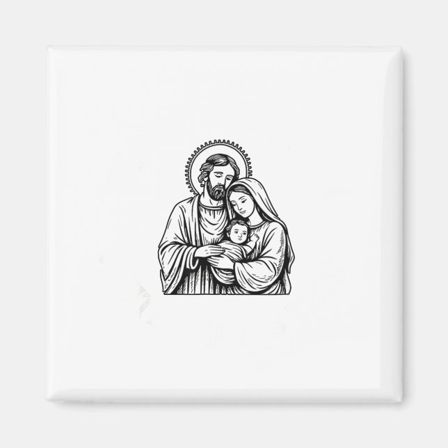 Whose God White Baby Is This Funny Christmas  Magnet (Front)