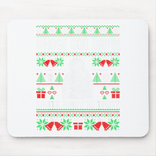 Whose God White Baby Is This Funny Jesus Ugly Chri Mouse Pad (Front)