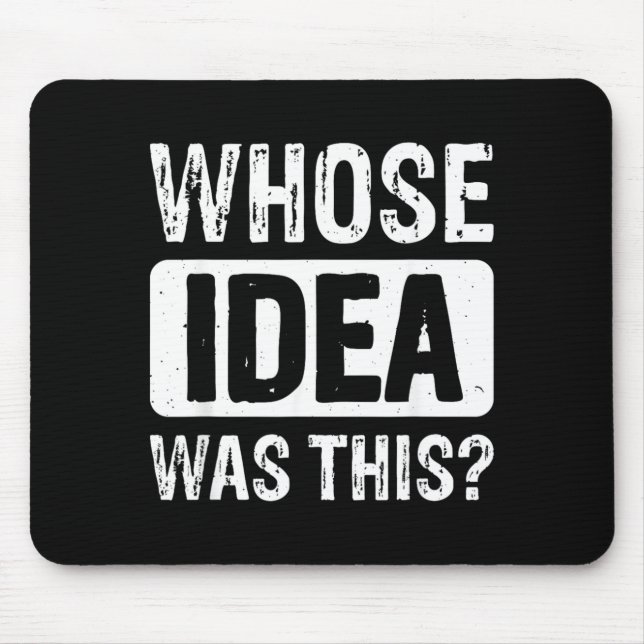 Whose Igovernment Agency Was This Design Mouse Pad (Front)