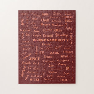 Whose Name Is It ? Puzzle of Names