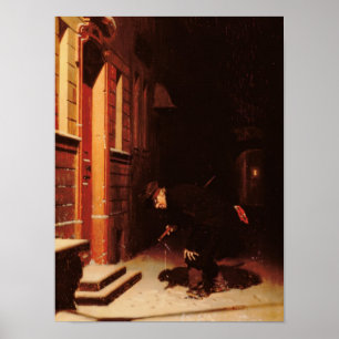 Whose traces in the snow? poster