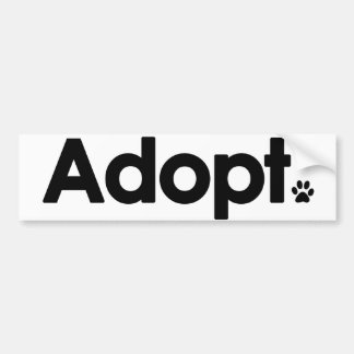 WHS Adopt Logo Bumper Sticker