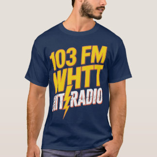 WHTT Retro 1980s Boston Radio Station T-Shirt