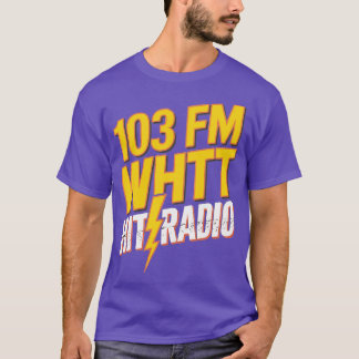 WHTT Retro 1980s Boston Radio Station T-Shirt
