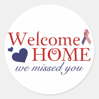 whwemissedu classic round sticker