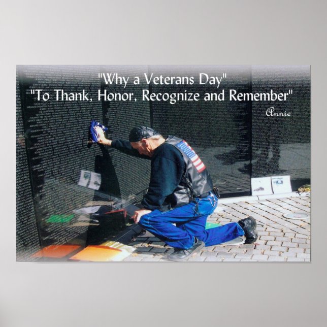 Why a Veterans Day. Poster (Front)
