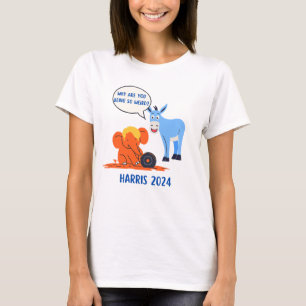 Why are you being so weird? Harris 2024 tshirt