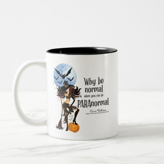 Why Be Normal Two-Tone Coffee Mug (Left)