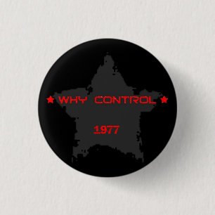 Why Control 1977 3 Cm Round Badge