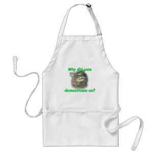 Why did cats domesticate us? standard apron