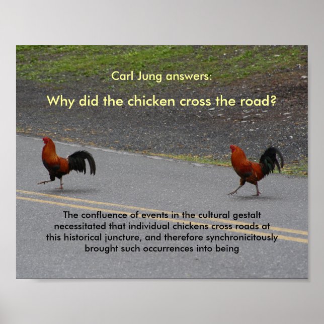 Why Did The Chicken Cross? (small) - poster (Front)