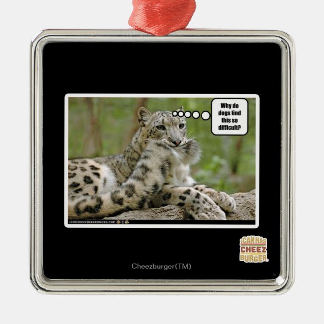 Why do dogs find this so difficult? metal tree decoration (Front)