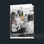 Why do you need a dreidel for the soup? Ladle papa Holiday Card<br><div class="desc">Happy Channukah... Sometimes it's better to be deaf!!!</div>
