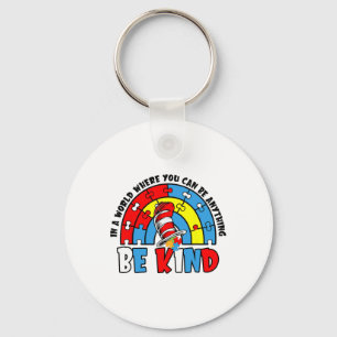 Why Fit In Doctor Teacher Cat In Hat Cool Autism A Key Ring