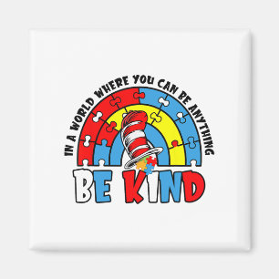 Why Fit In Doctor Teacher Cat In Hat Cool Autism A Magnet