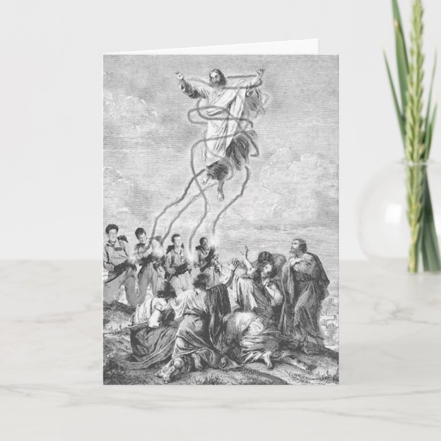 Why he hasn't shown up...  (Christmas/Easter etc.) Holiday Card (Front)