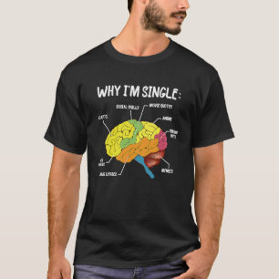 Why I am Single Valentines Day for Singles  Dating T-Shirt