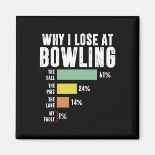 Why I Lose At Bowling 1 Magnet