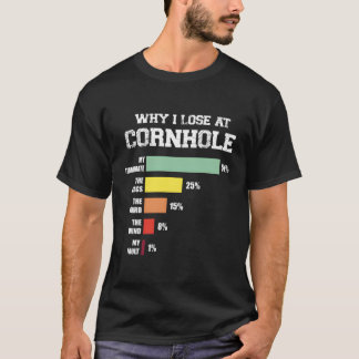 Why I Lose At Cornhole T-Shirt