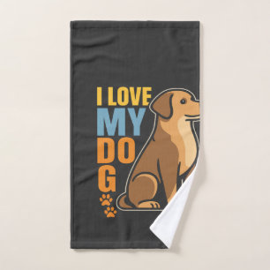 Why I Love My Dog � Heartwarming Design Celebrati Hand Towel
