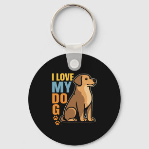 Why I Love My Dog � Heartwarming Design Celebrati Key Ring