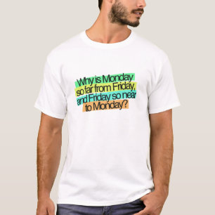 Why is Monday so far from Friday Basic T-Shirt