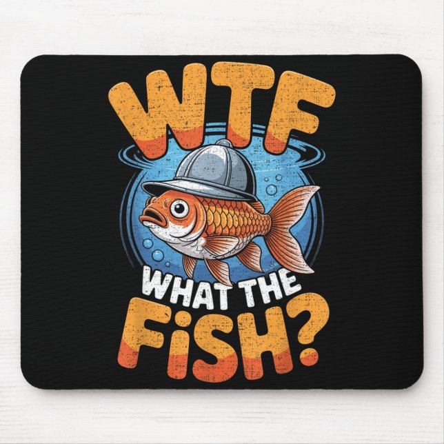 Why Is The Hecklefish Still Such A Humble Fish And Mouse Pad (Front)