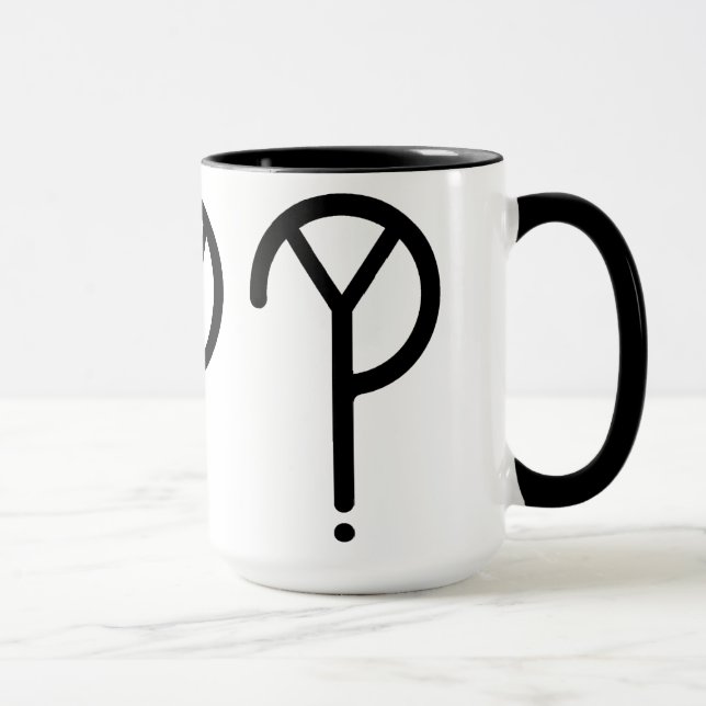 Why? Movement Ringer Mug- Black Mug (Right)