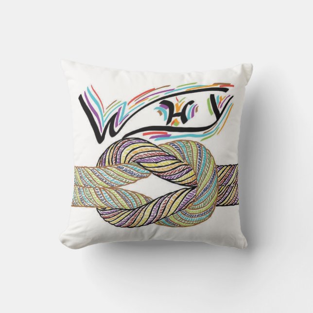 "Why Not" is limitless Throw Pillow (Front)