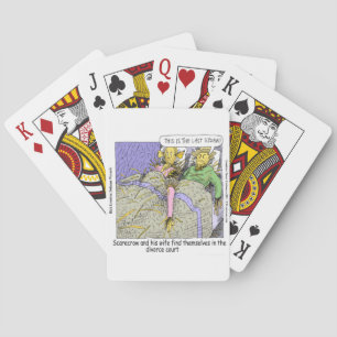 Why Scarecrows Divorce Funny Playing Cards