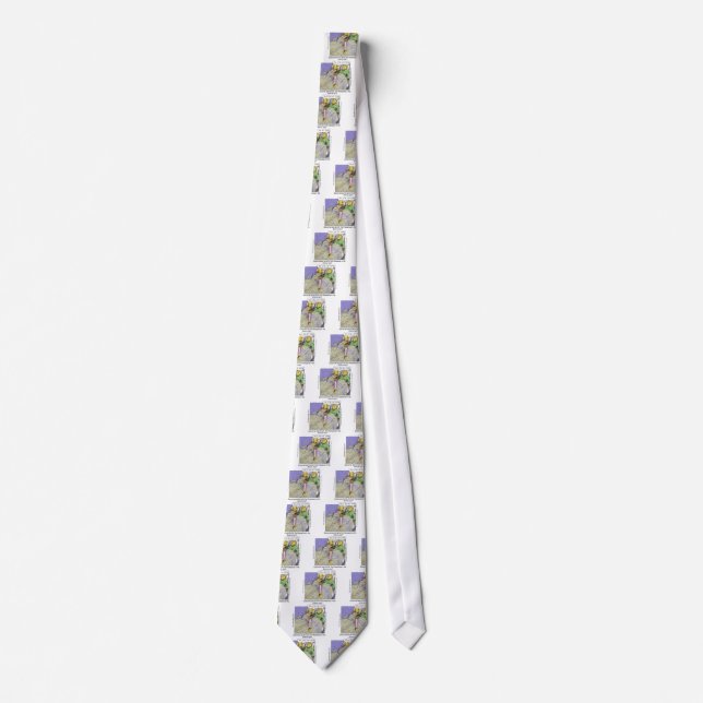 Why Scarecrows Divorce Funny Tie (Front)