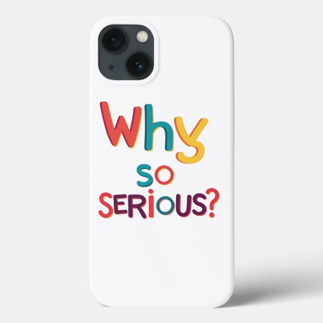 Why So Serious? Case-Mate iPhone Case (Back)