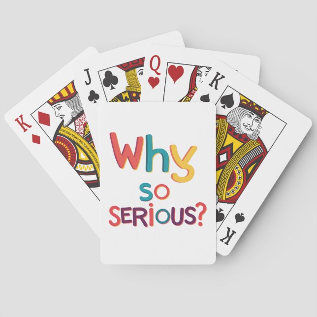Why So Serious? Playing Cards (Back)
