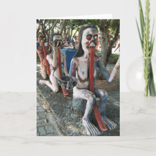 Why the looonnng TONGUE? ... 3 Thai Ghouls Card