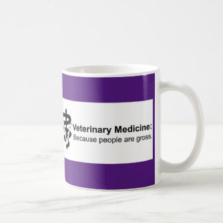 Why Veterinary Medicine? 11 oz. Purple Striped Mug
