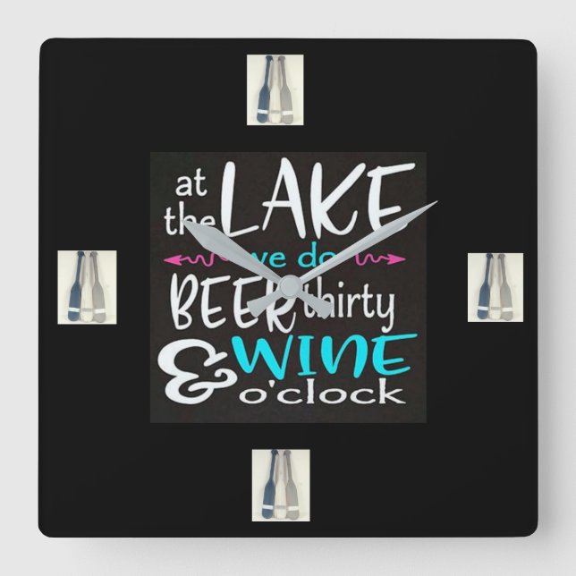 WHY WE LIVE **AT THE LAKE** CLOCK (Front)