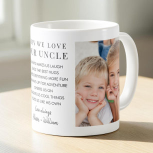 Why We Love Our Uncle Photo Coffee Mug