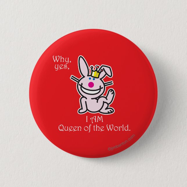 Why Yes 6 Cm Round Badge (Front)