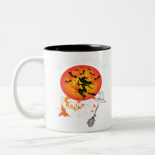 Why Yes Actually I Can Drive A Stick Funny Hallowe Two-Tone Coffee Mug
