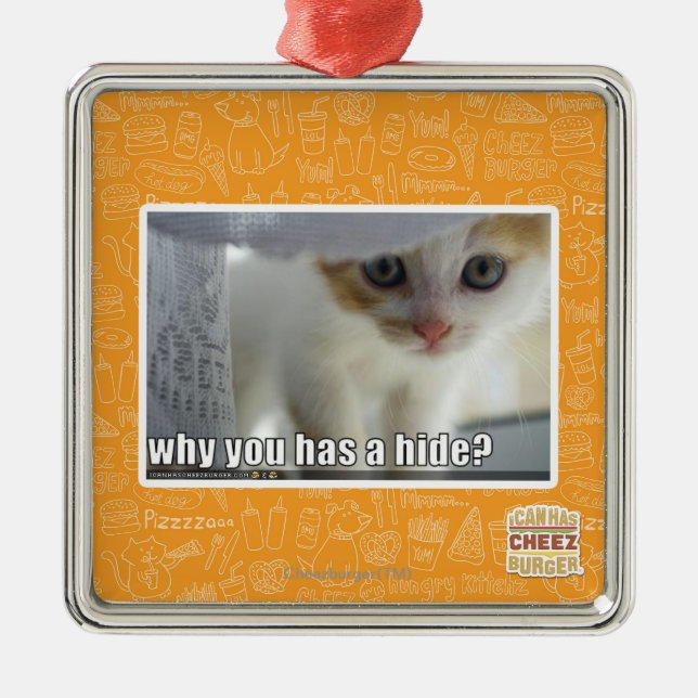 Why you has a hide? metal tree decoration (Front)