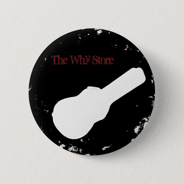 whystorecircle 6 cm round badge (Front)