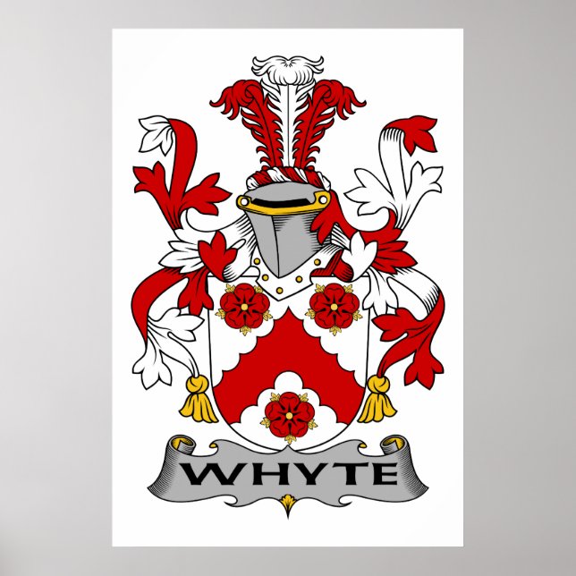 Whyte Family Crest Poster (Front)