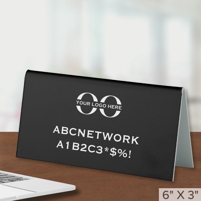 Wi-Fi Access Custom Logo Display Sign (Creator Uploaded)