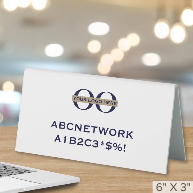 Wi-Fi Network Business Logo Display Sign (Creator Uploaded)