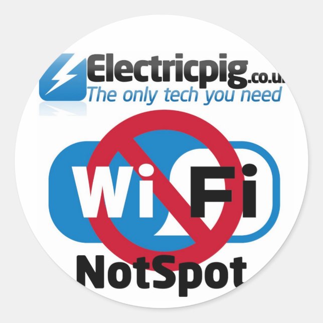 Wi-Fi NotSpot sticker (Front)
