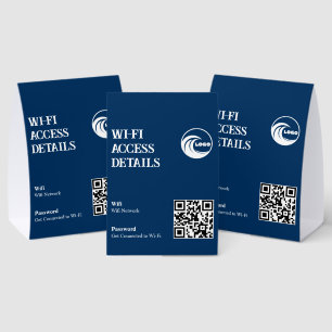 Wi-Fi QR Code Foam Board   Scan to Connect
